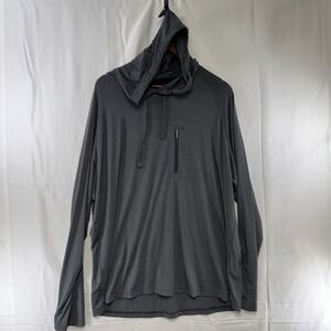 Duck Camp Drirelease Hoodie Mens XXL Charcoal Grey Zip‎ Pocket PH2400